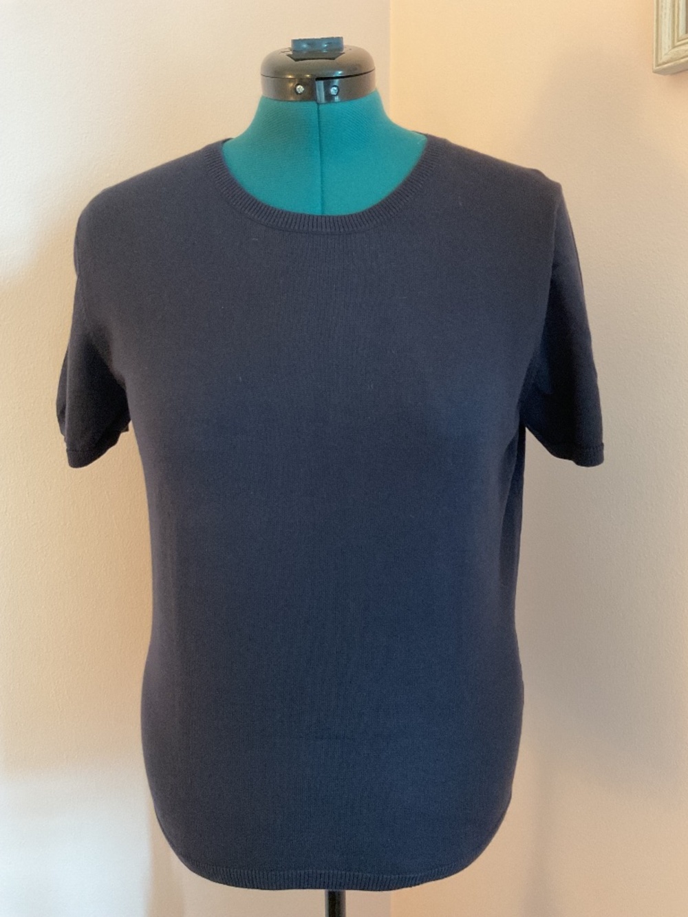 Lands' End Fine Gauge Short Sleeve Sweater